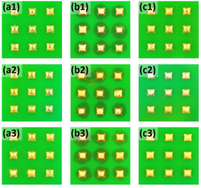 低濕度下放置14天后的焊點
